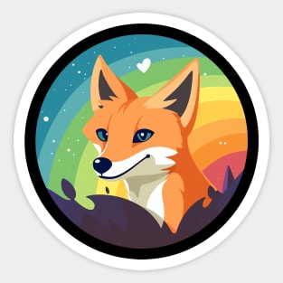 Pride Fox - Cute LGBTQ Gay Pride Sticker